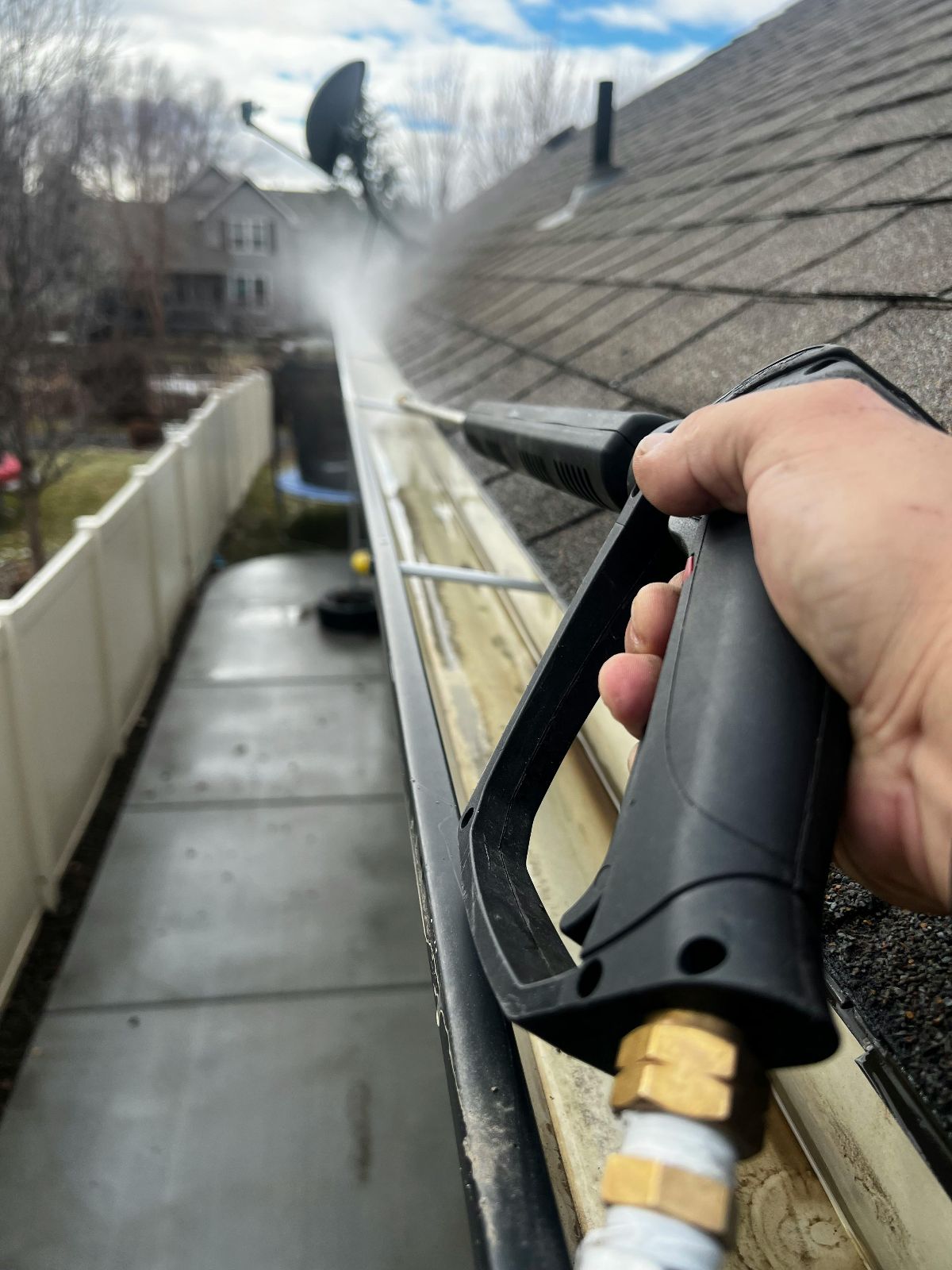Power Washing Business With Clients